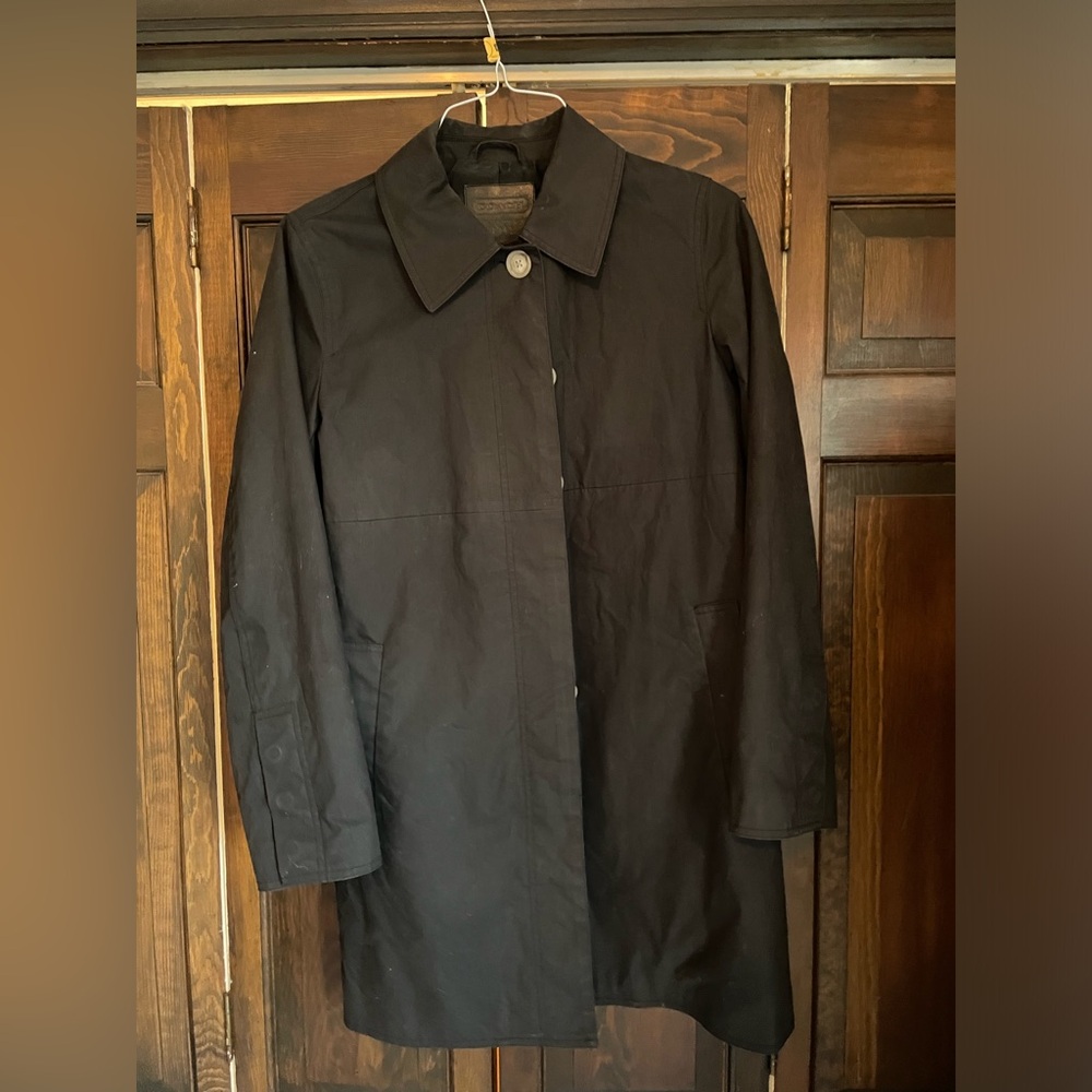 Coach rain/car coat. Size medium.